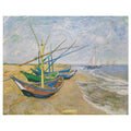 Fishing Boats At Sainte-Marie By Van Gogh