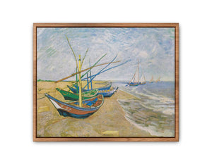 Fishing Boats At Sainte-Marie By Van Gogh Streched canvas