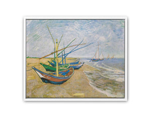 Fishing Boats At Sainte-Marie By Van Gogh Art Print