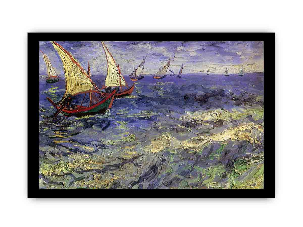 Boats Painting by Van Gogh