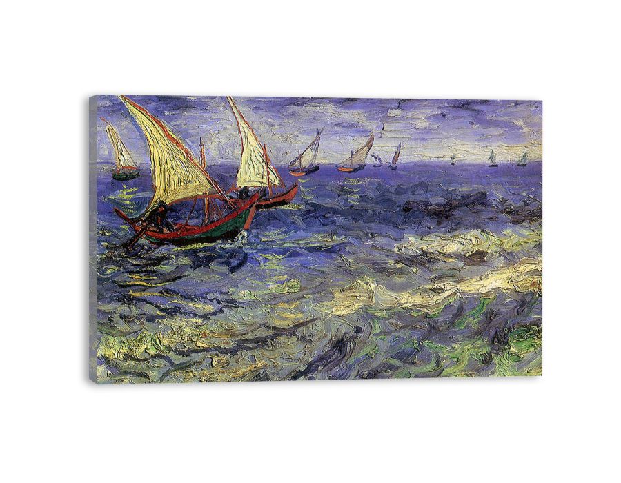 Boats Painting by Van Gogh