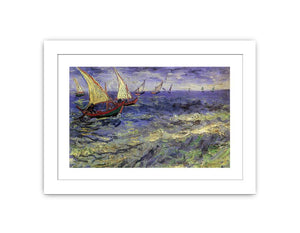 Boats Painting by Van Gogh Famous painting