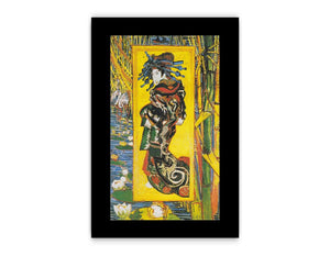 Courtesan After Eisen By Van Gogh Canvas Print