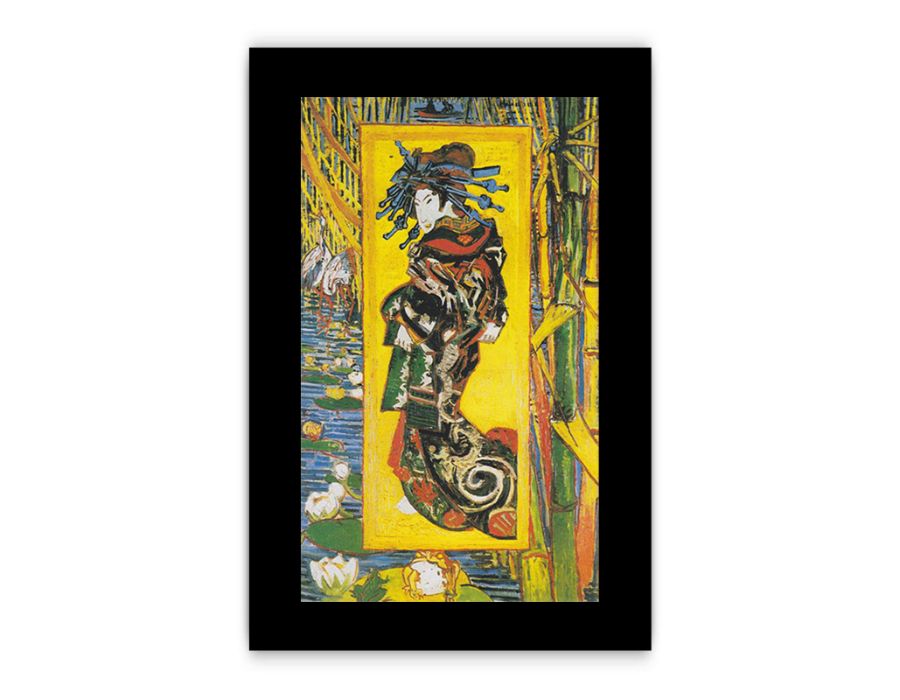 Courtesan After Eisen By Van Gogh Canvas Print