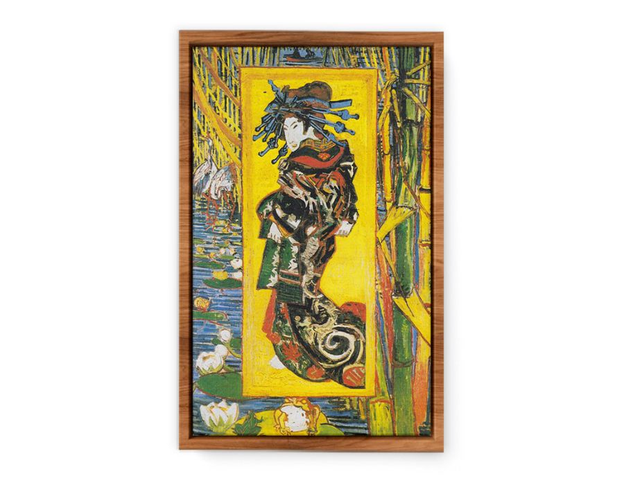Courtesan After Eisen By Van Gogh Streched canvas