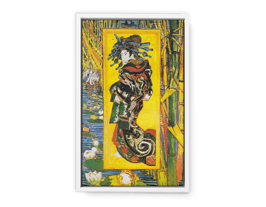 Courtesan After Eisen By Van Gogh Art Print