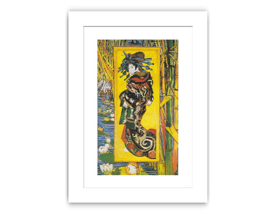 Courtesan After Eisen By Van Gogh Famous painting