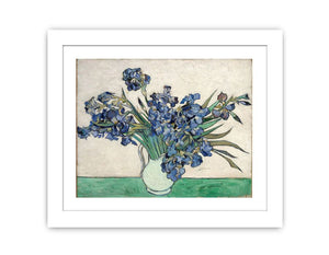 Irises In Vase Painting By Van Gogh Famous painting