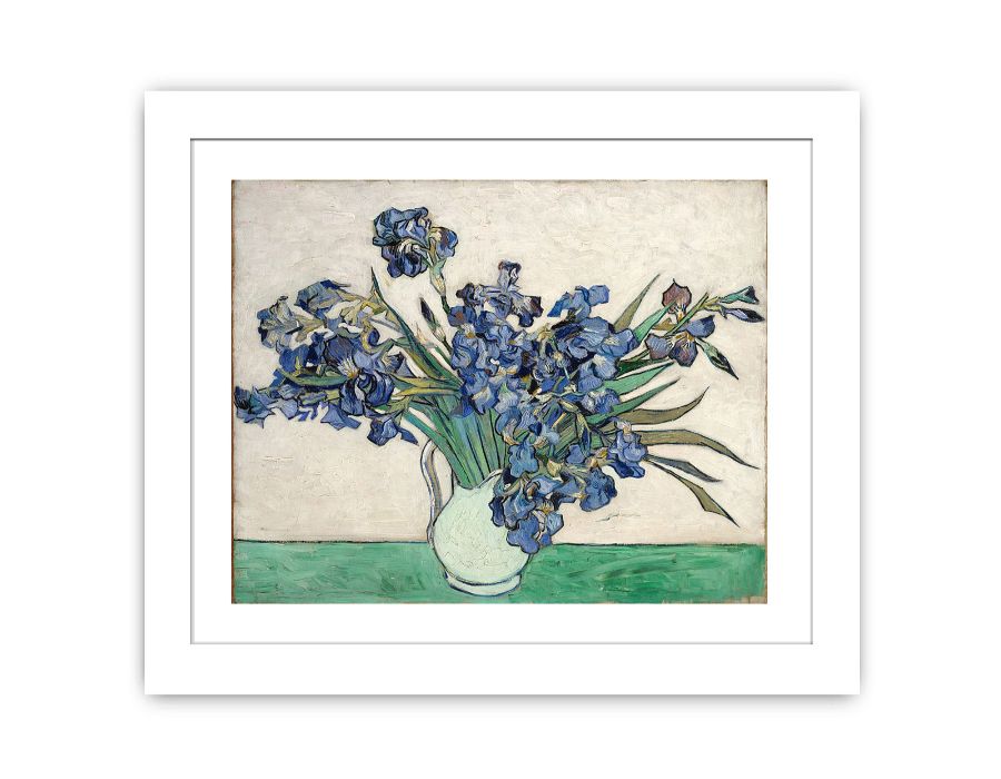 Irises In Vase Painting By Van Gogh Famous painting