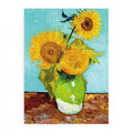 Sunflowers on Green By Van Gogh