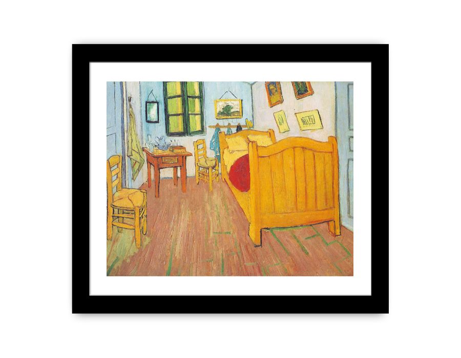 Vincents Bedroom By Van Gogh Canvas Print