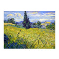 Green Field By Van Gogh