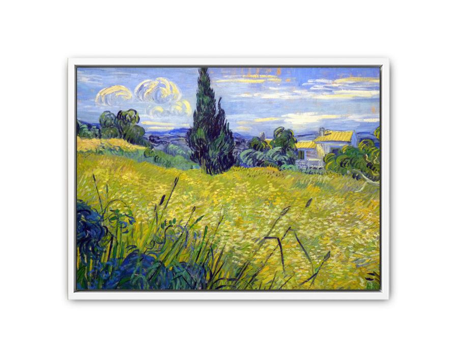 Green Field By Van Gogh Art Print