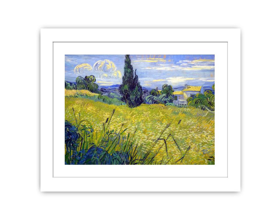Green Field By Van Gogh Famous painting