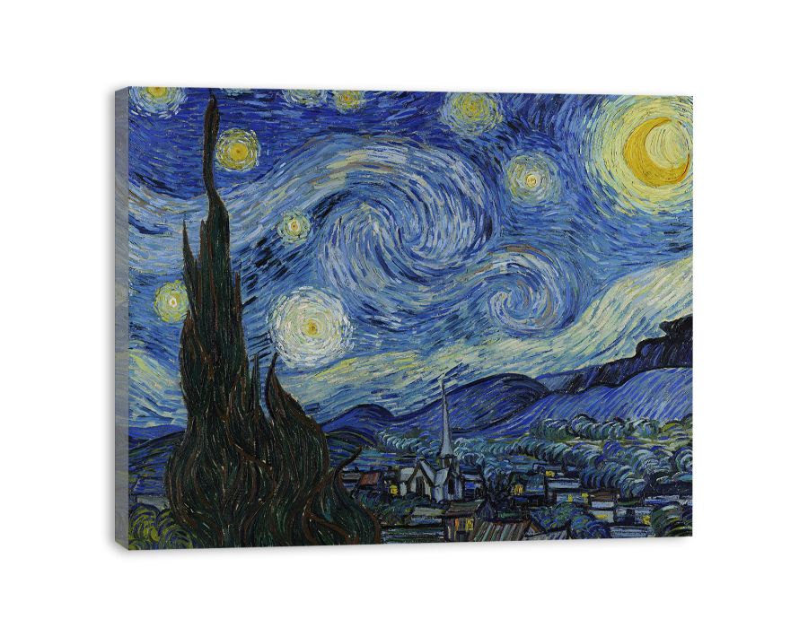 Starry Night Painting By Vincent Van Gogh