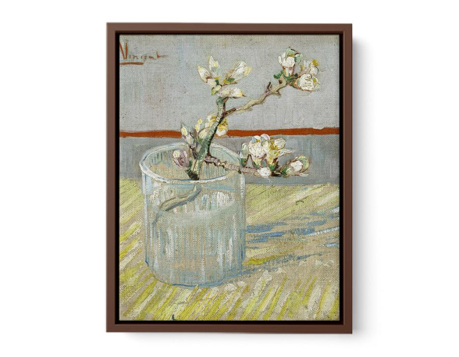 Sprig Of Flowering Almond In A Vase By Van Gogh Famous Painting