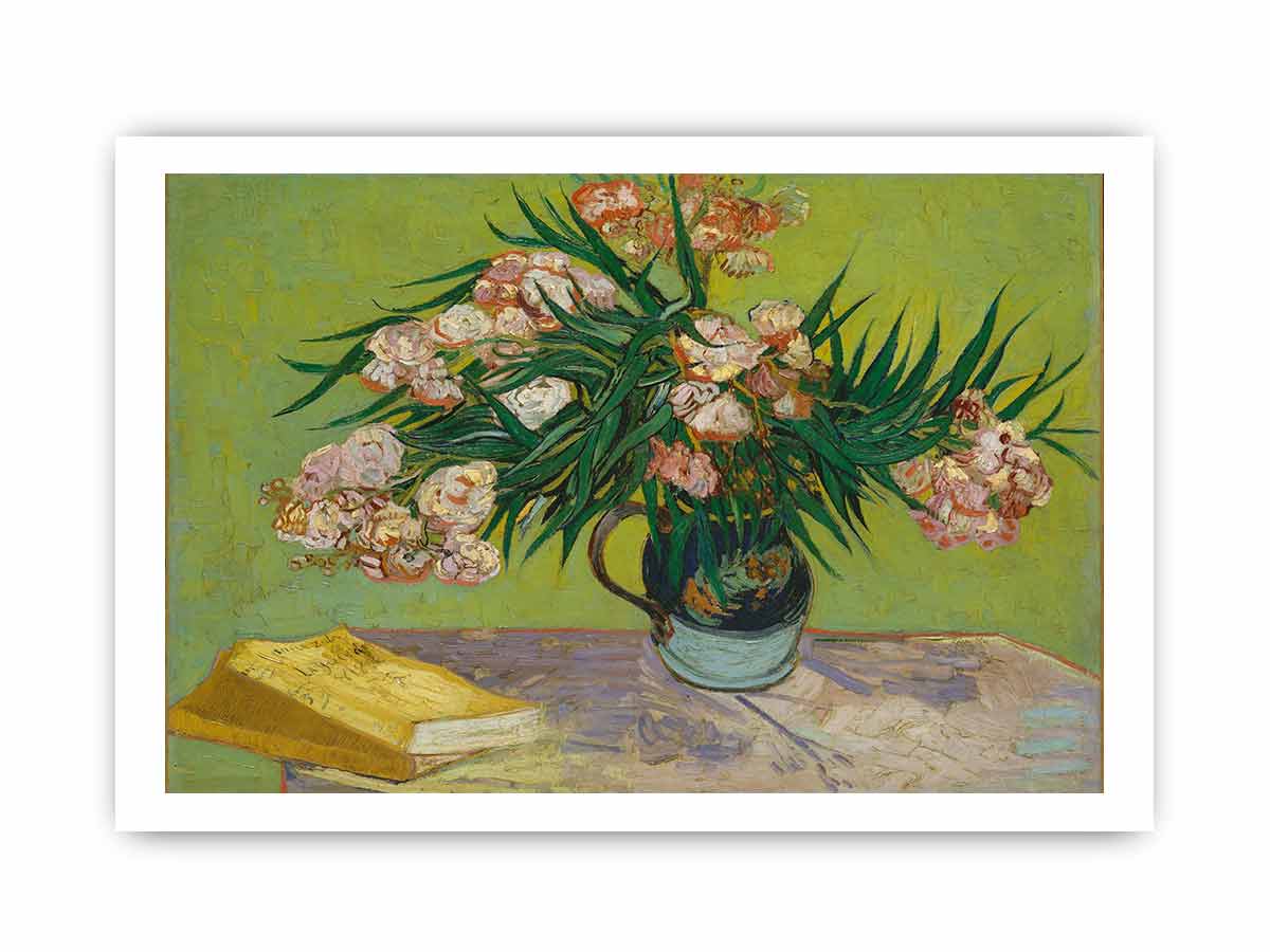 Oleanders Painting By Van Gogh