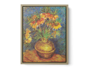 Flowers In Copper Vase By Van Gogh Oil Painting