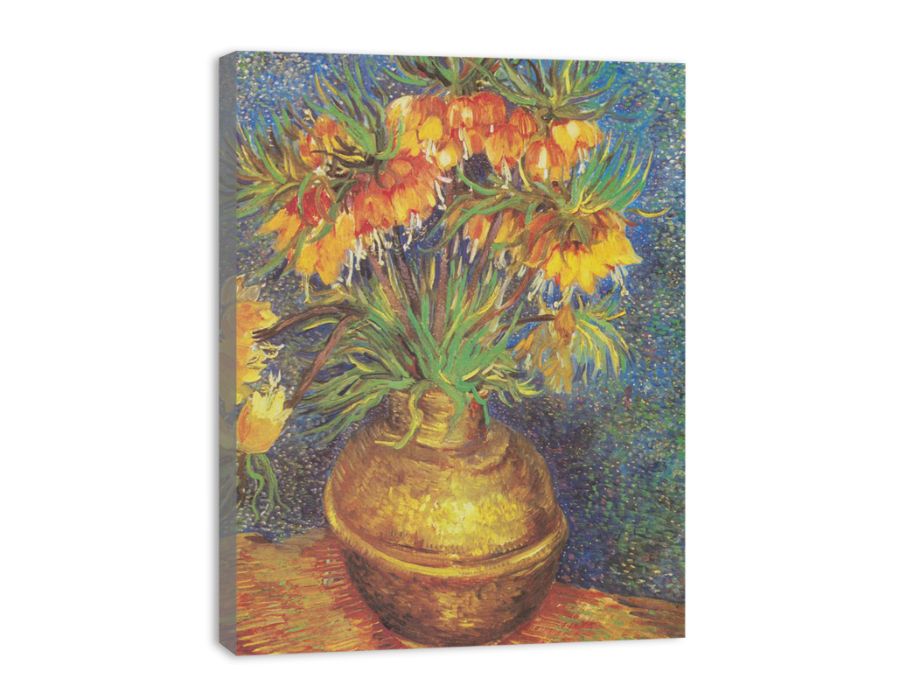 Flowers In Copper Vase By Van Gogh