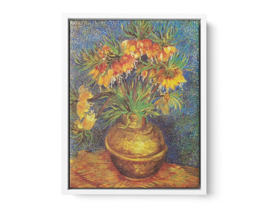 Flowers In Copper Vase By Van Gogh Art Print