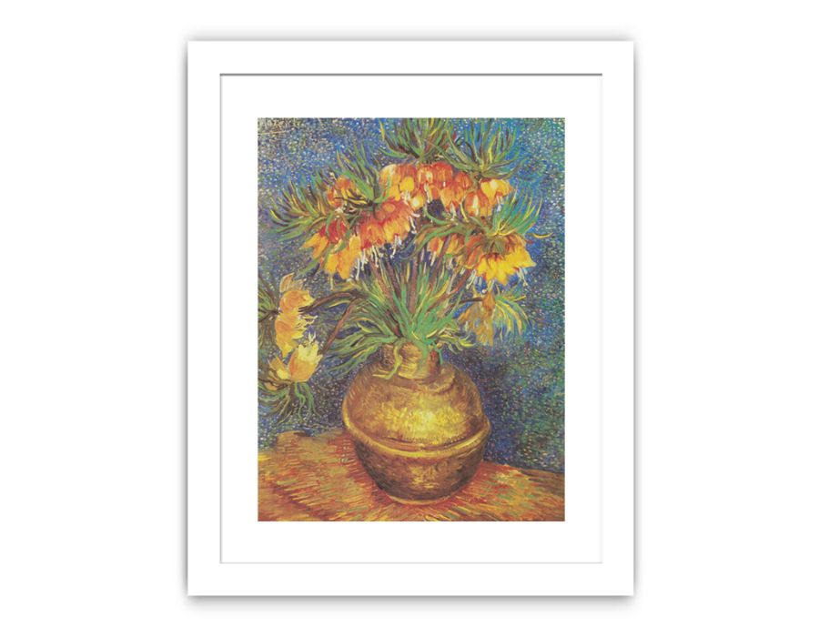 Flowers In Copper Vase By Van Gogh Famous painting