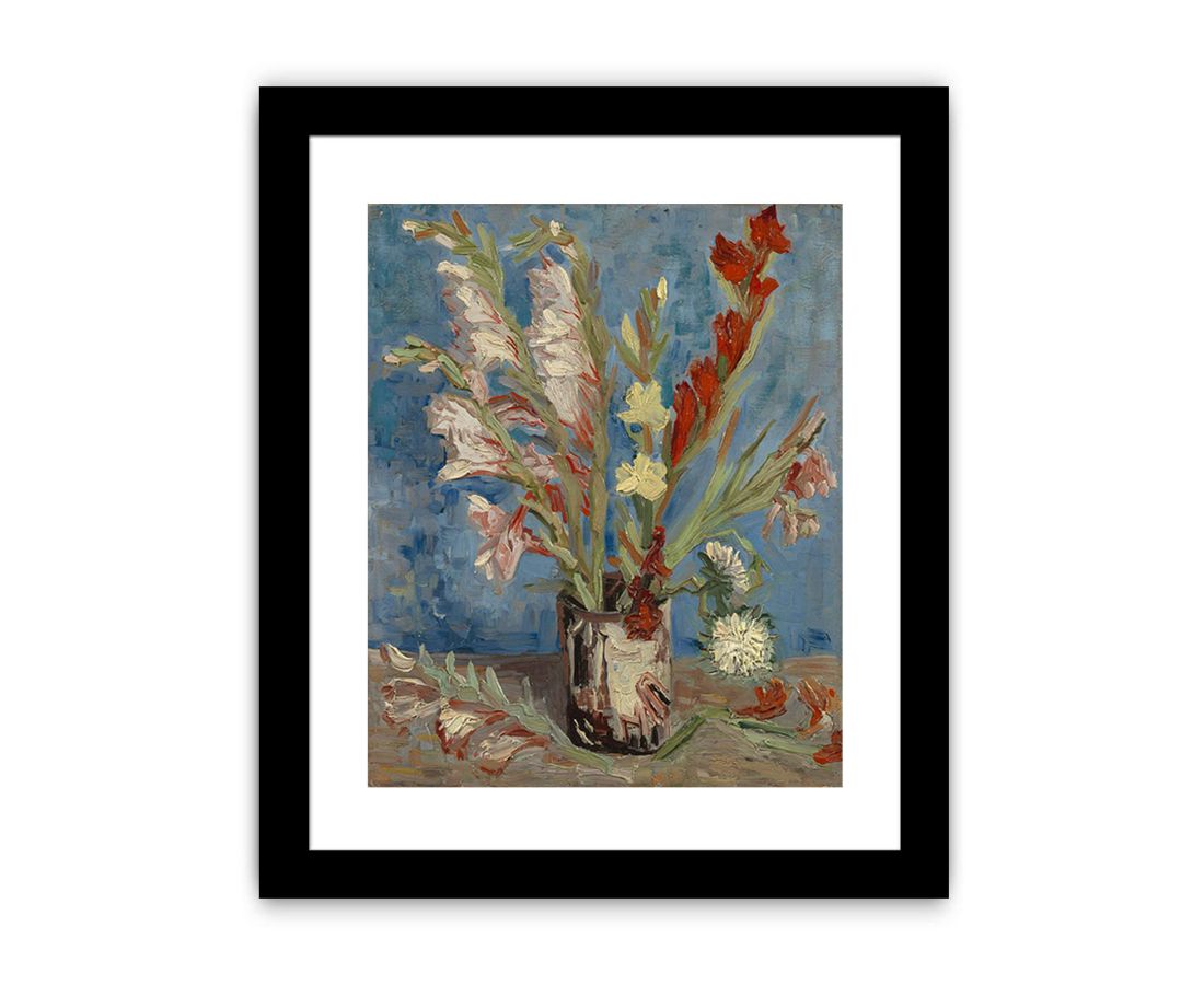 Vase Of Gladioli By Van Gogh Canvas Print
