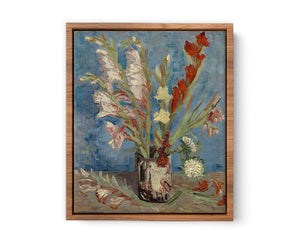 Vase Of Gladioli By Van Gogh Streched canvas