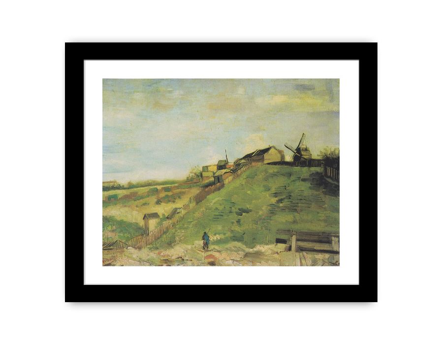The Hill Of Montmartre By Van Gogh Canvas Print