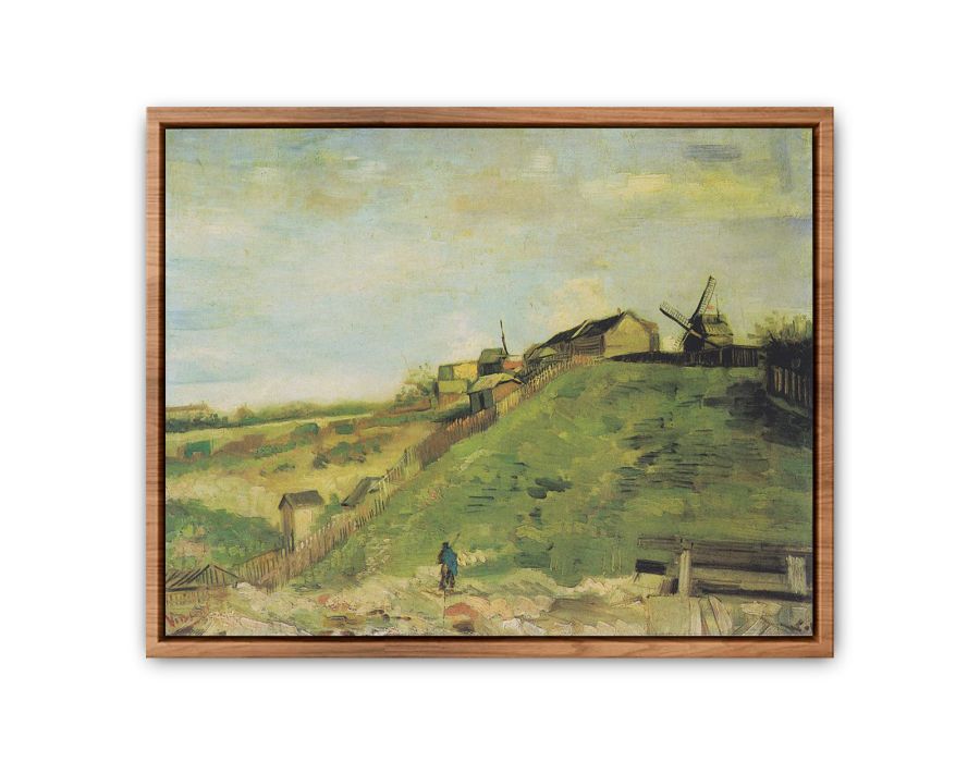 The Hill Of Montmartre By Van Gogh Streched canvas