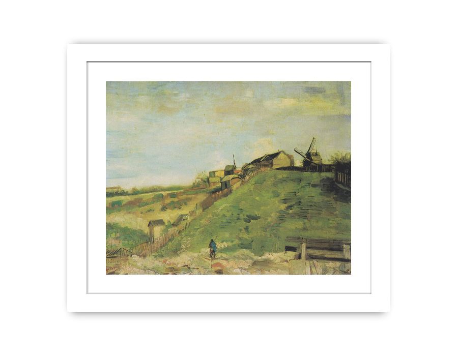 The Hill Of Montmartre By Van Gogh Famous painting