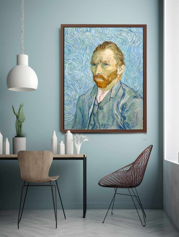 Self Portrait Painting of  Van Gogh