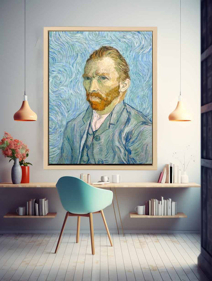 Self Portrait Painting of  Van Gogh