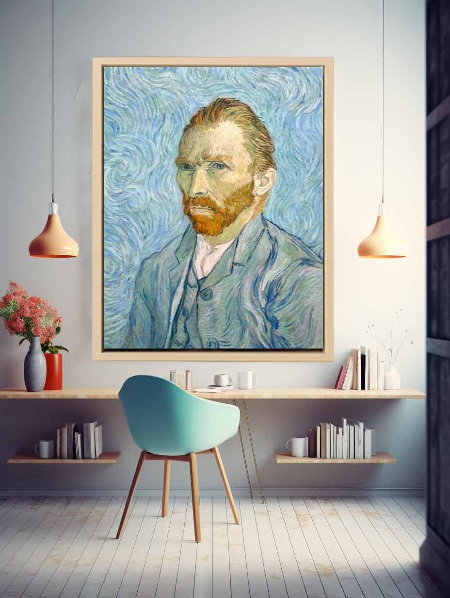 Self Portrait Painting of Van Gogh
