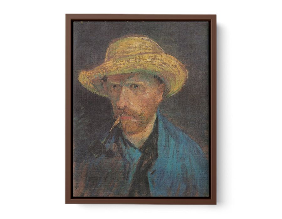 Self Portrait With Hat Painting of Van Gogh Famous Painting