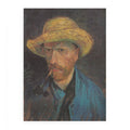 Self Portrait With Hat Painting of Van Gogh
