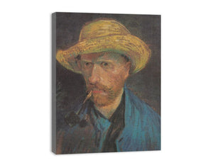 Self Portrait With Hat Painting of Van Gogh