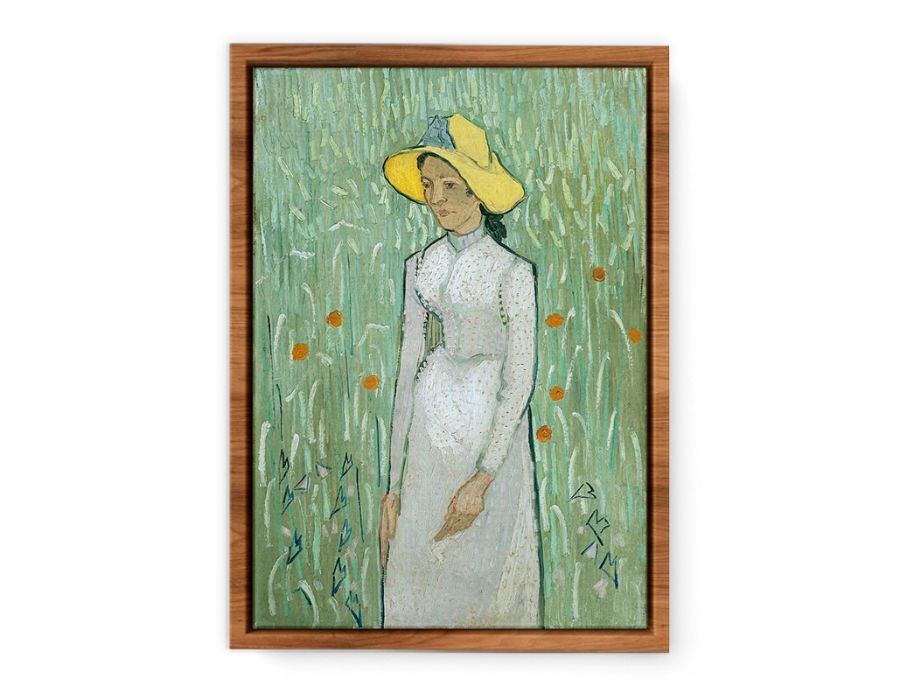 Girl in White by Vincent Van Gogh Streched canvas