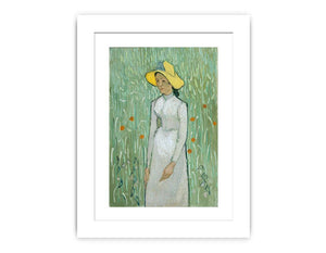 Girl in White by Vincent Van Gogh Famous painting