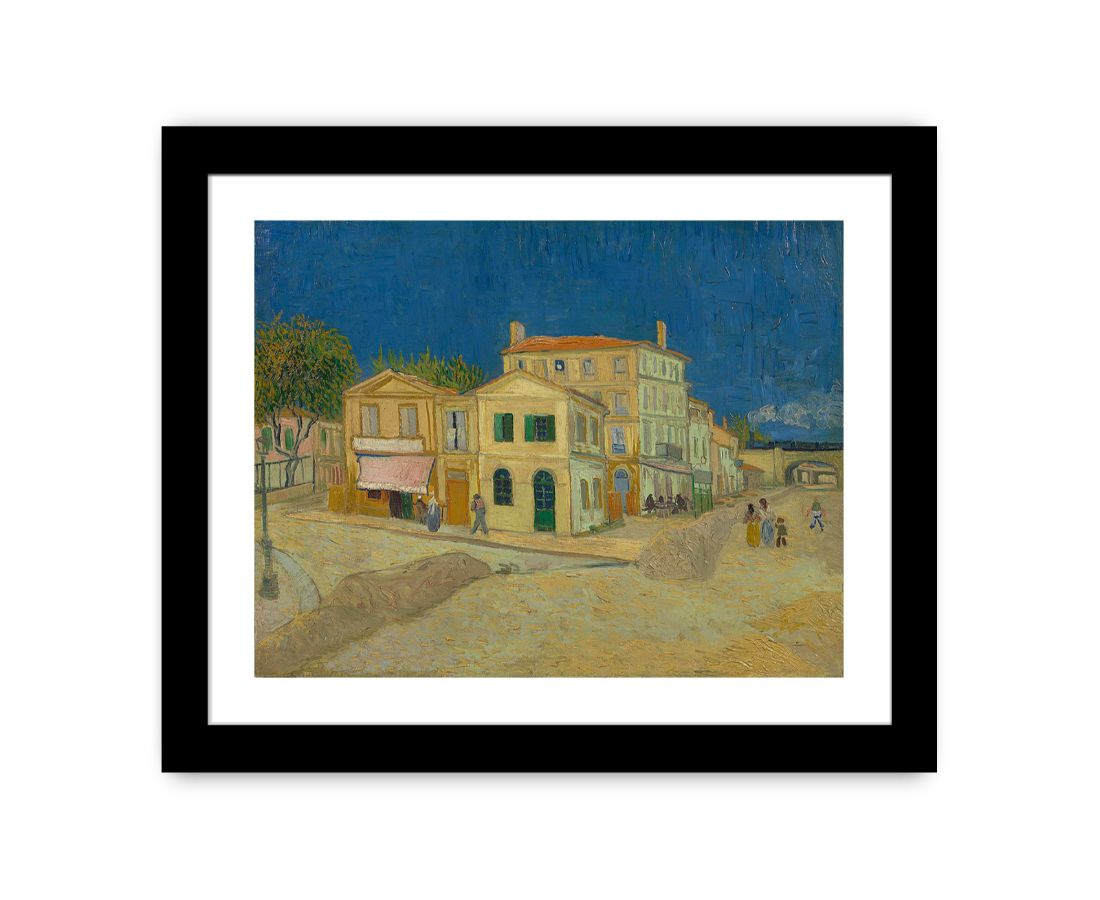 The Yellow House By Van Gogh Canvas Print