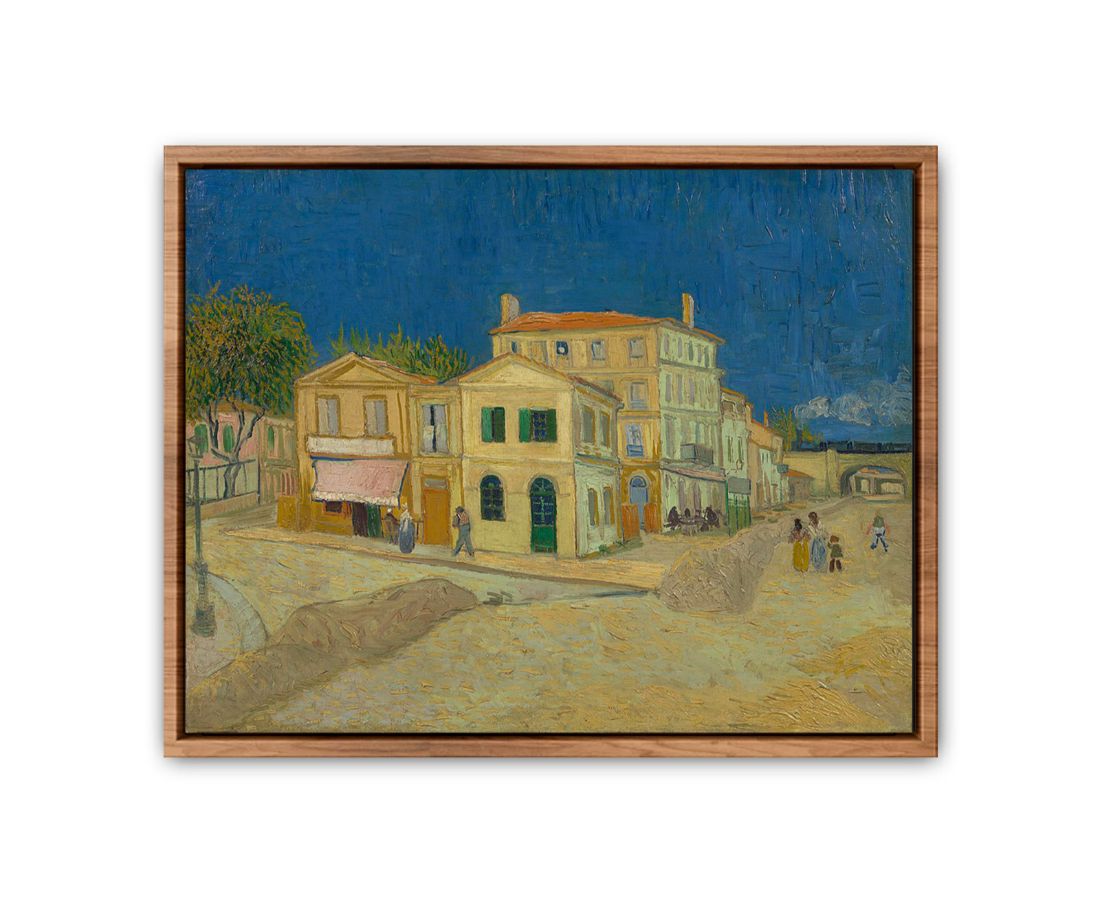 The Yellow House By Van Gogh Streched canvas