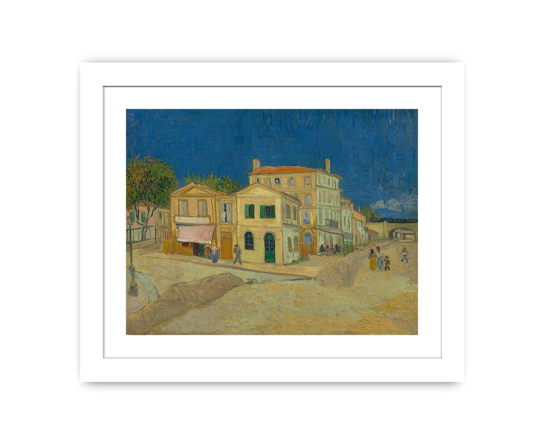 The Yellow House By Van Gogh Famous painting