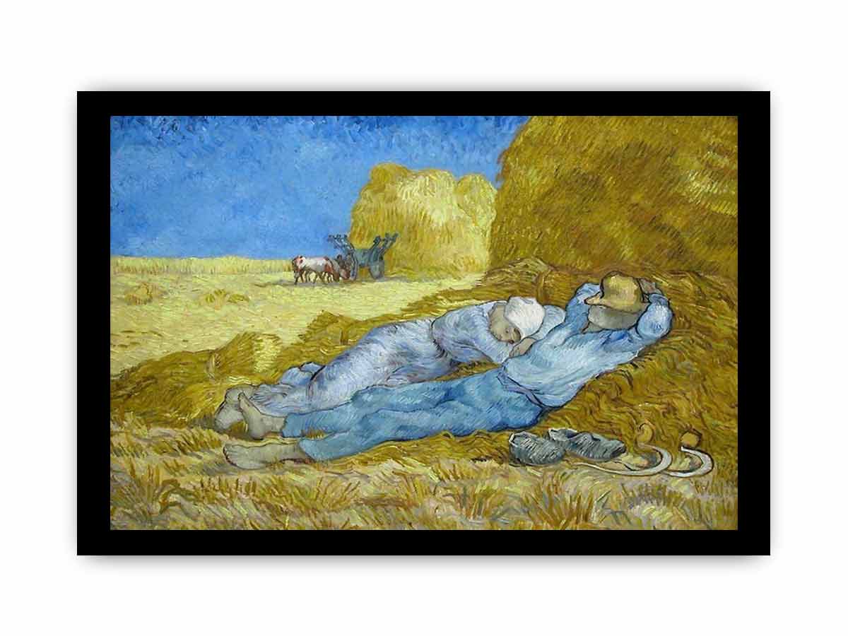 Noon – Rest from Work (after Millet) By Vincent Van Gogh
