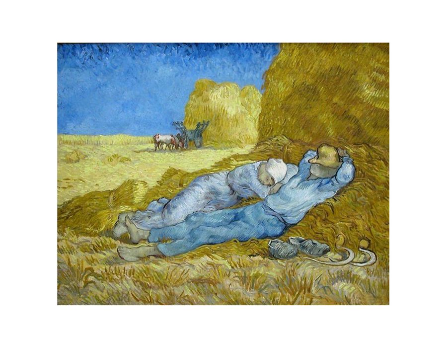 Noon – Rest from Work (after Millet) By Vincent Van Gogh