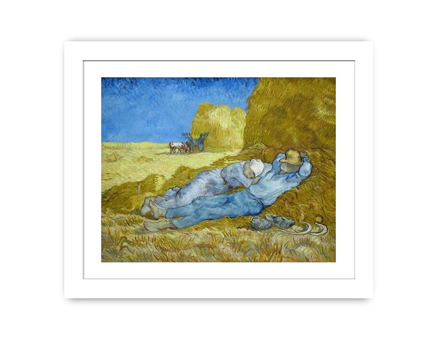 Noon – Rest from Work (after Millet) By Vincent Van Gogh Famous painting