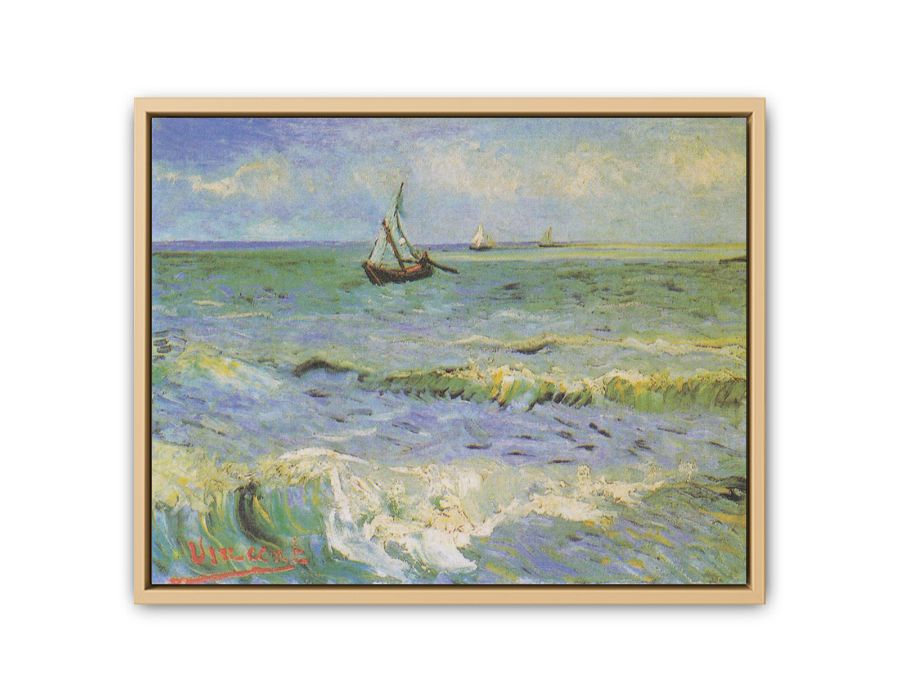 Fishing Boats at Saintes-Maries By Vincent Van Gogh Artwork