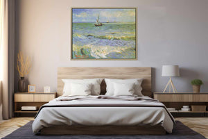 Fishing Boats at Saintes-Maries By Vincent Van Gogh