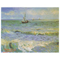 Fishing Boats at Saintes-Maries By Vincent Van Gogh