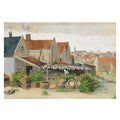 He Fish Drying Barn By Vincent Van Gogh