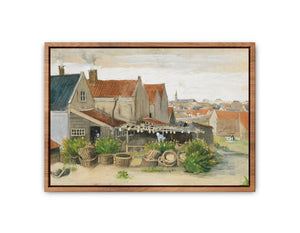 He Fish Drying Barn By Vincent Van Gogh Streched canvas