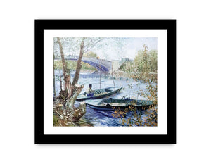 Fishing in Spring By Vincent Van Gogh Canvas Print